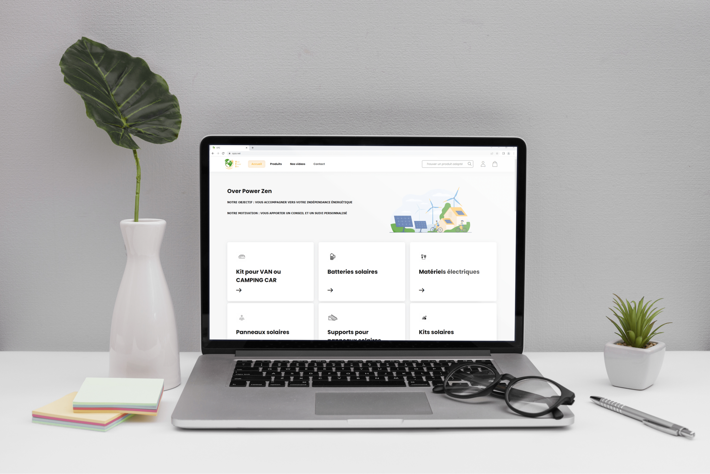 OPZ : propulser l'avenir énergétique à travers un site e-commerce Création site e-commerce Marseille pour Over Power Zen